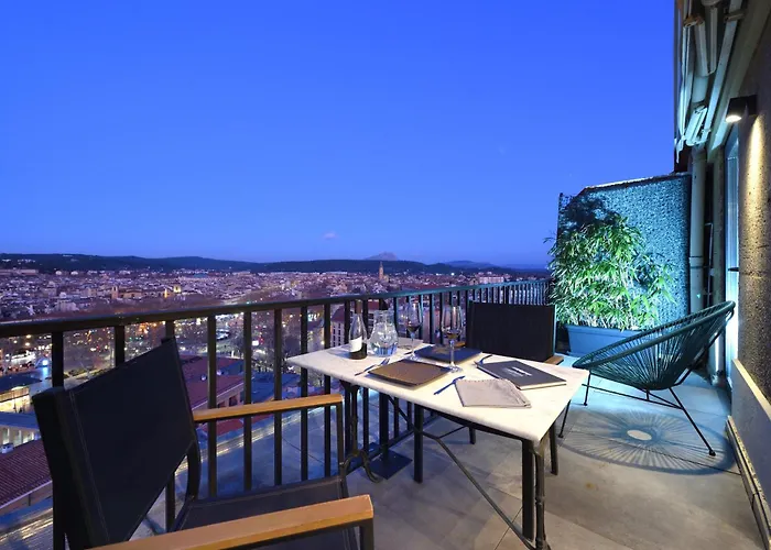 Aix Rooftop Appartement Luxe T2 - Hypercentre Rotonde - Terrasse - Vue - Parking