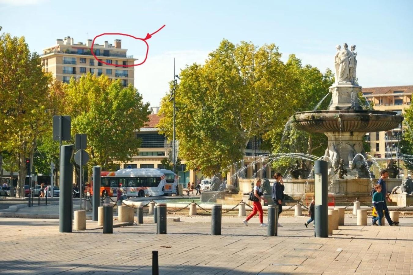 Aix Rooftop Luxe T2 - Hypercentre Rotonde - Terrasse - Vue - Parking Apartment *
